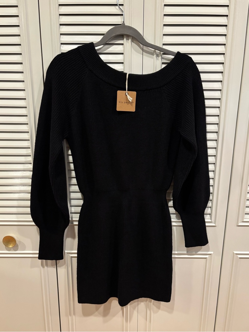 Off Shoulder Sweater Dress